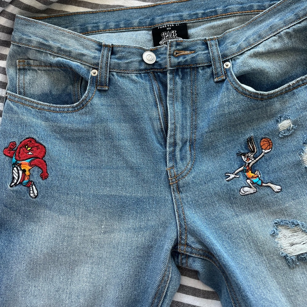 Men space jam forever 21 jeans